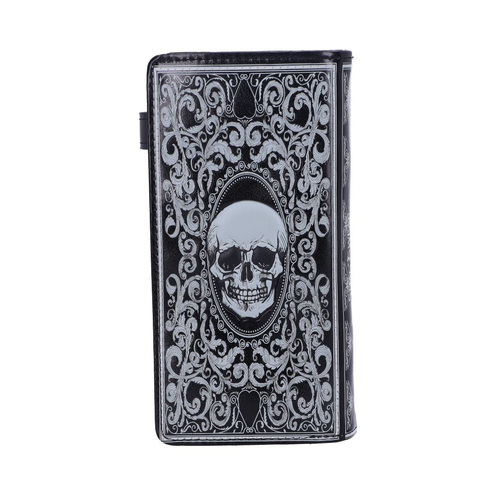 Skull Tarot Card Purse Embossed Wallet 18.5cm 3