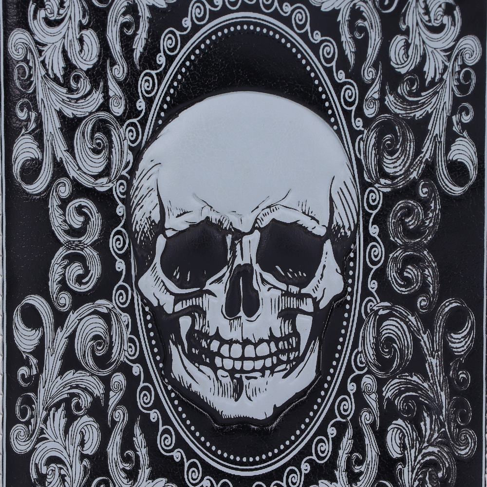 Skull Tarot Card Purse Embossed Wallet 18.5cm 6