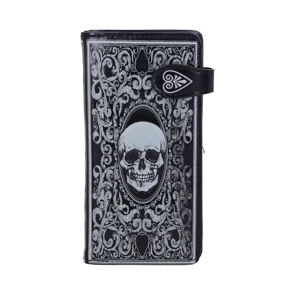 Skull Tarot Card Purse Embossed Wallet 18.5cm 1