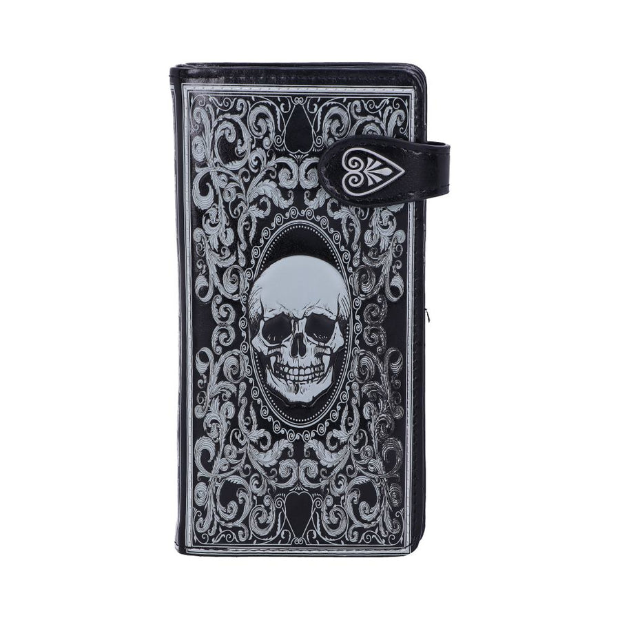 Skull Tarot Card Purse Embossed Wallet 18.5cm 1