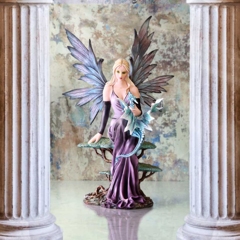 Spring Fairy with Dragon Figurine 56cm 7