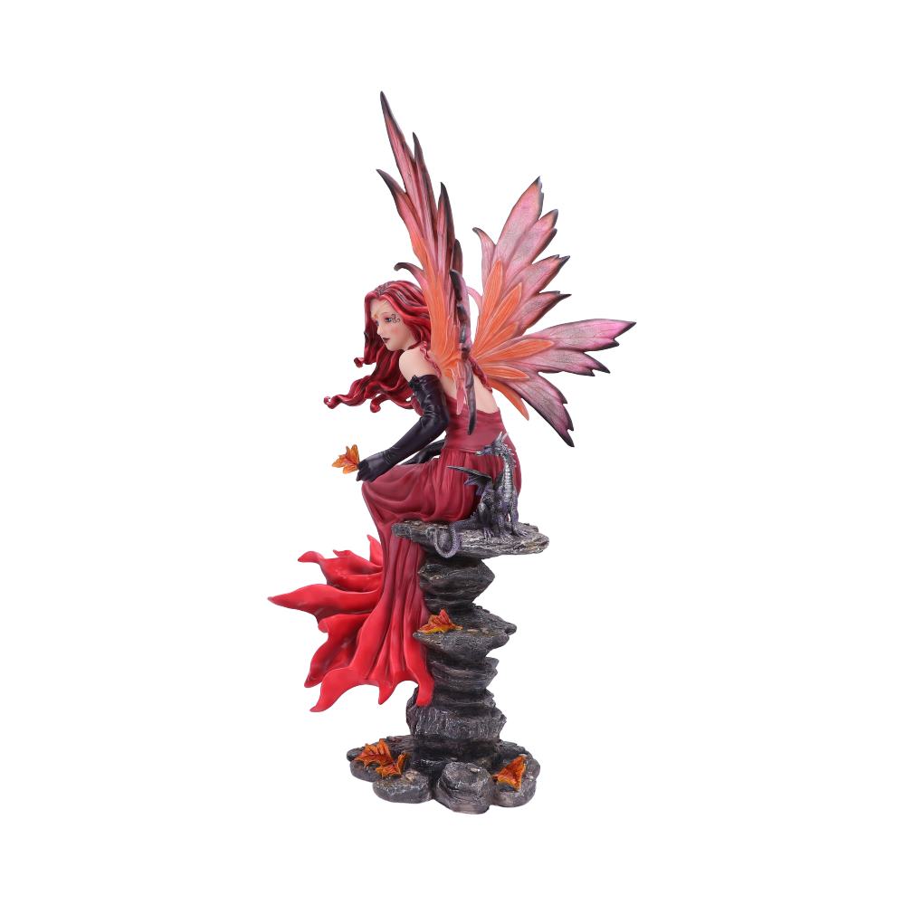Autumn Fairy with Dragon Figurine 60cm Carreen Statue 2
