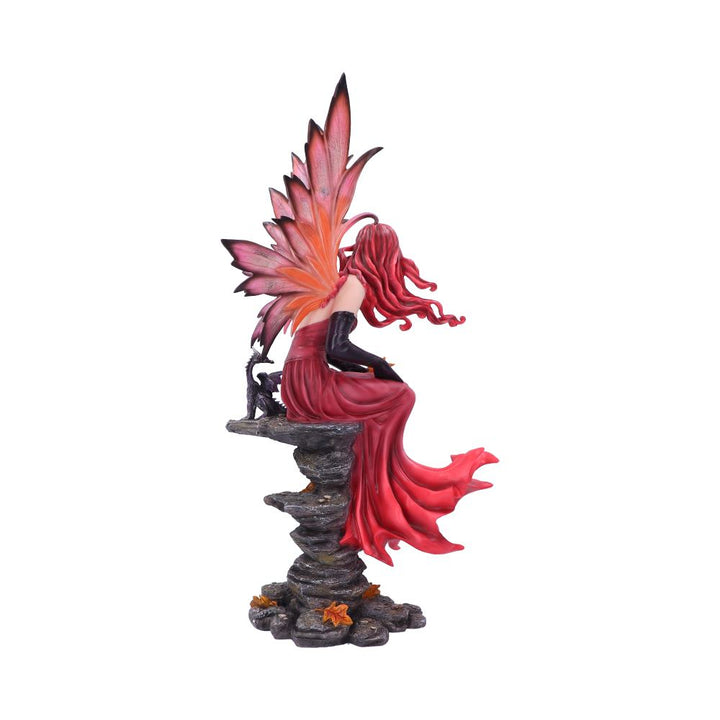 Autumn Fairy with Dragon Figurine 60cm Carreen Statue
