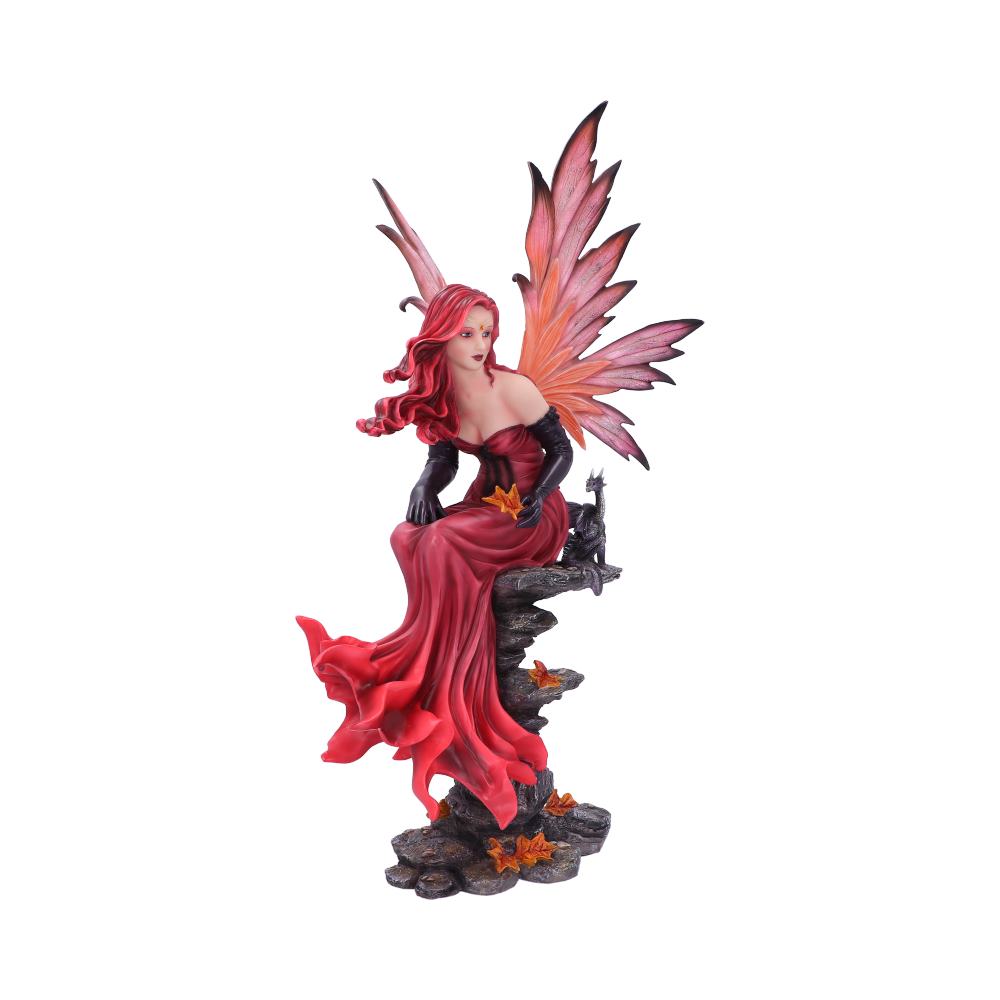 Autumn Fairy with Dragon Figurine 60cm Carreen Statue