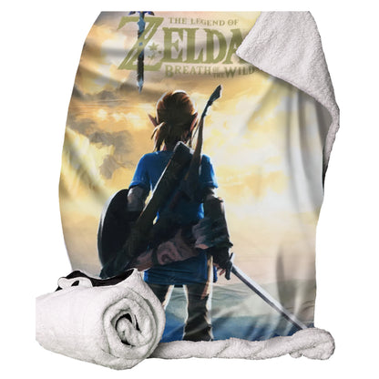 The Legend of Zelda Breath Wild Throw Blanket 150cm 1