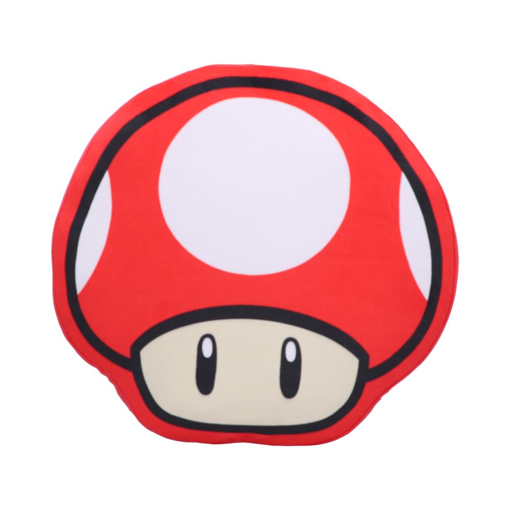 Super Mario Mushroom Soft to Touch Cushion 40cm 1