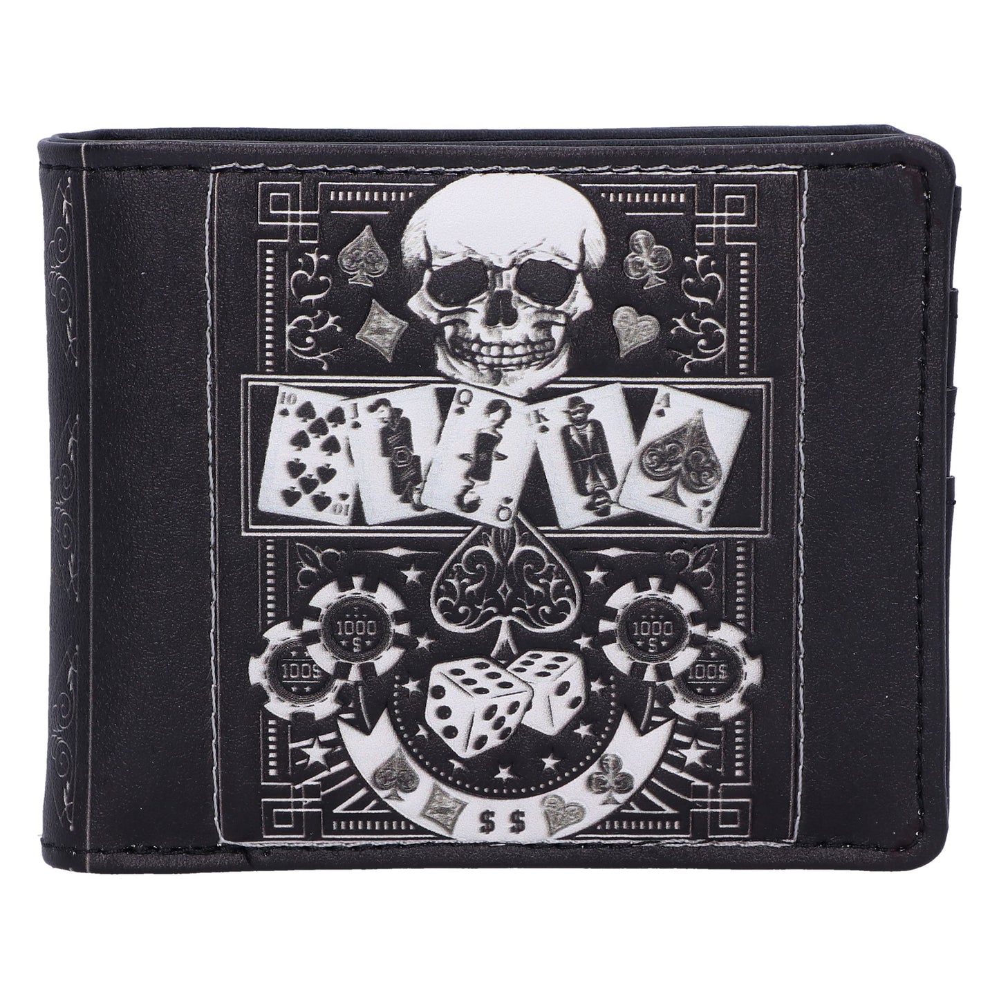 Feeling Lucky Gothic Skull Wallet 11cm 1
