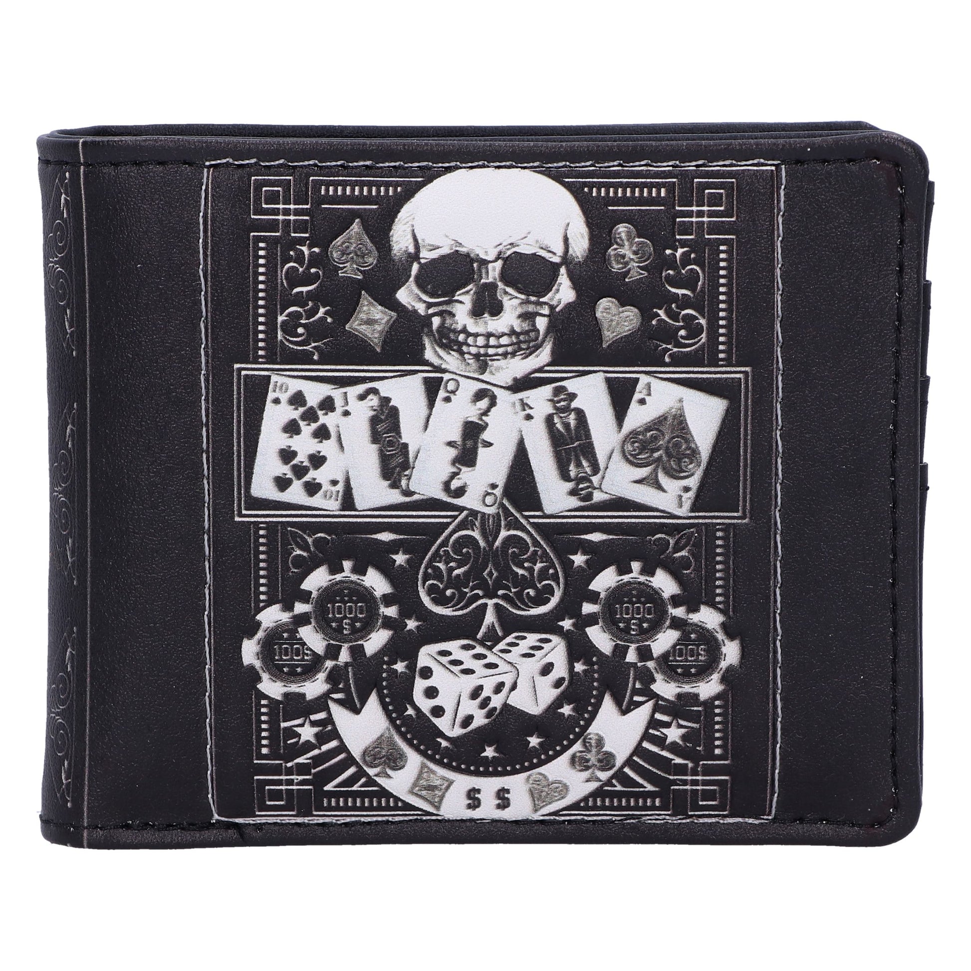 Feeling Lucky Gothic Skull Wallet 11cm 1