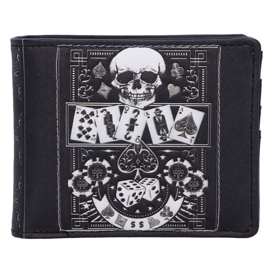 Feeling Lucky Gothic Skull Wallet 11cm 1
