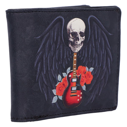 Rock and Roses Gothic Skull Wallet 11cm 4