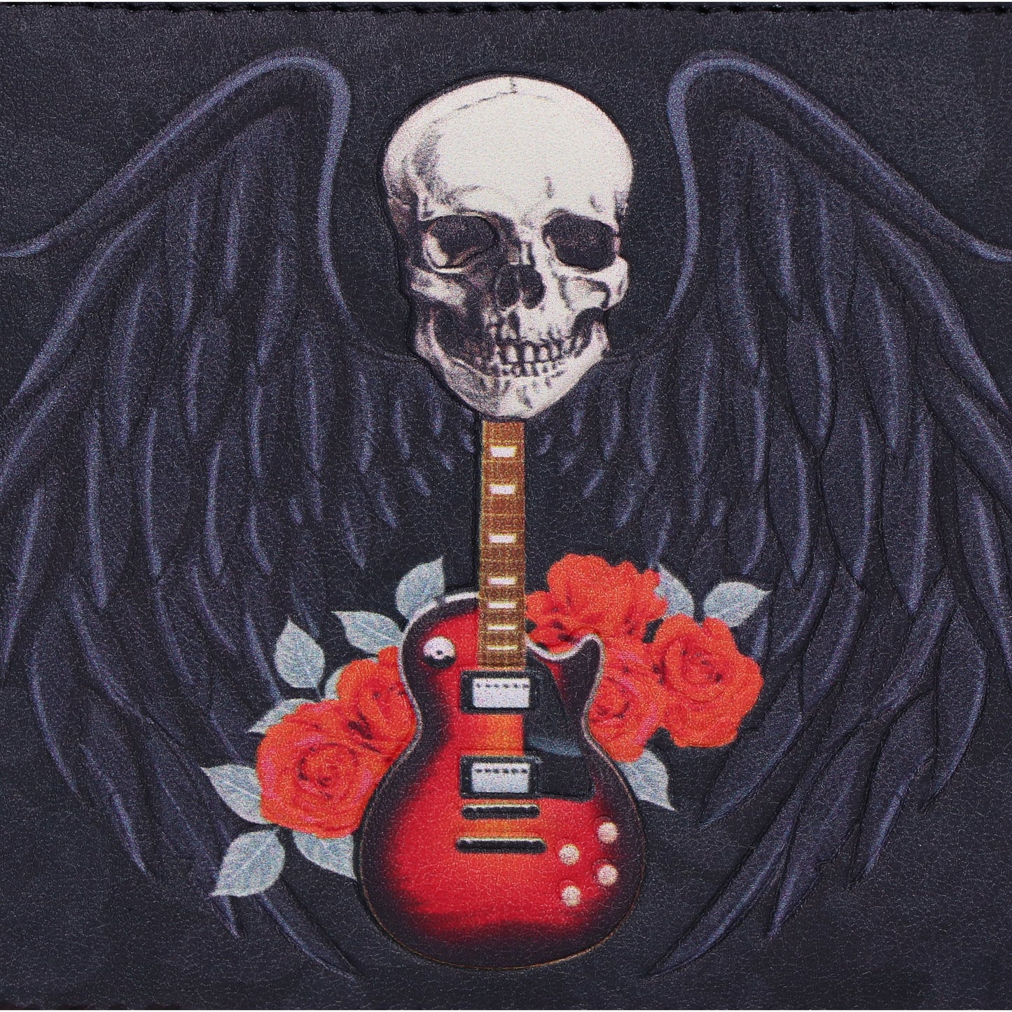 Rock and Roses Gothic Skull Wallet 11cm 5