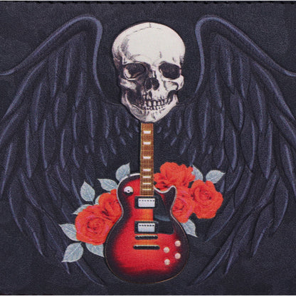 Rock and Roses Gothic Skull Wallet 11cm 5