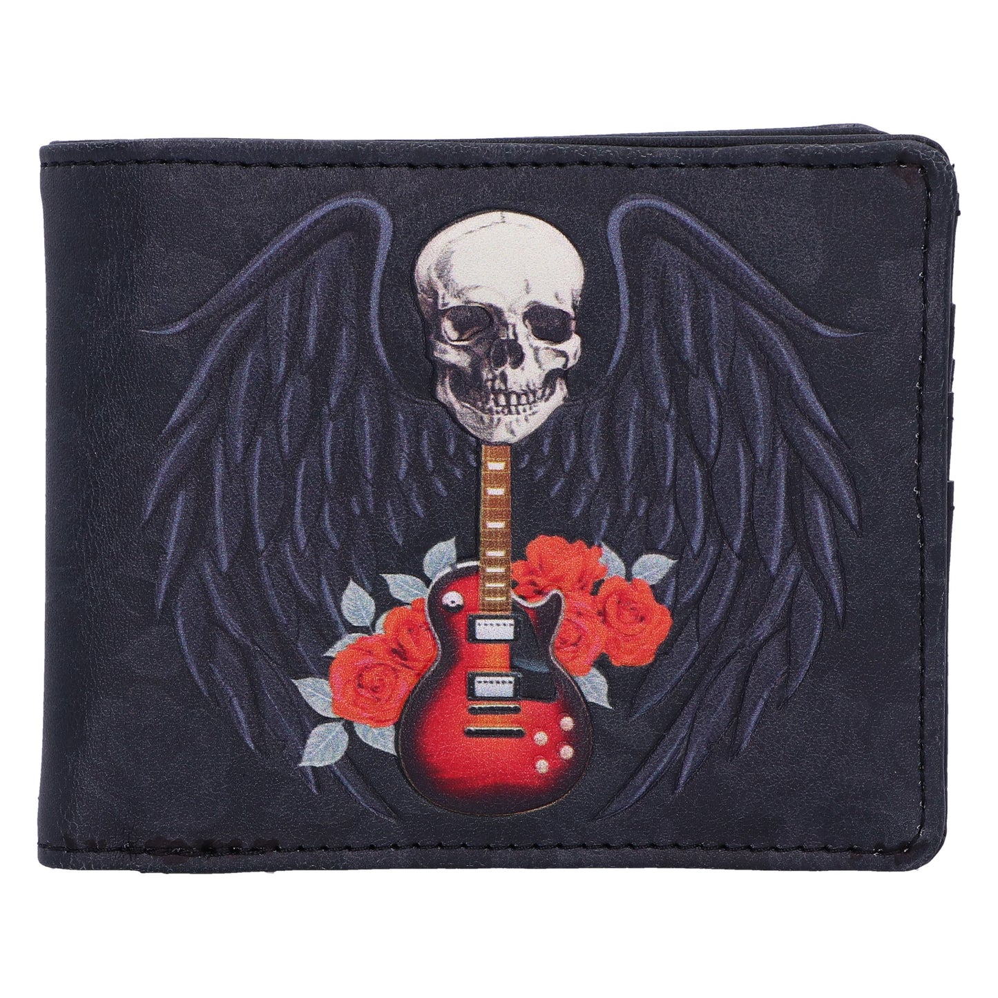 Rock and Roses Gothic Skull Wallet 11cm 1