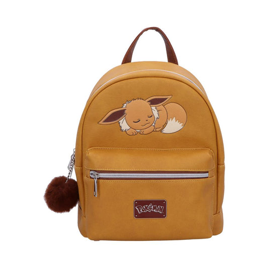 Pokemon Sleeping Eevee Backpack in Brown 28cm 1