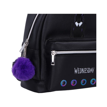 Wednesday Backpack in Black 28cm 4