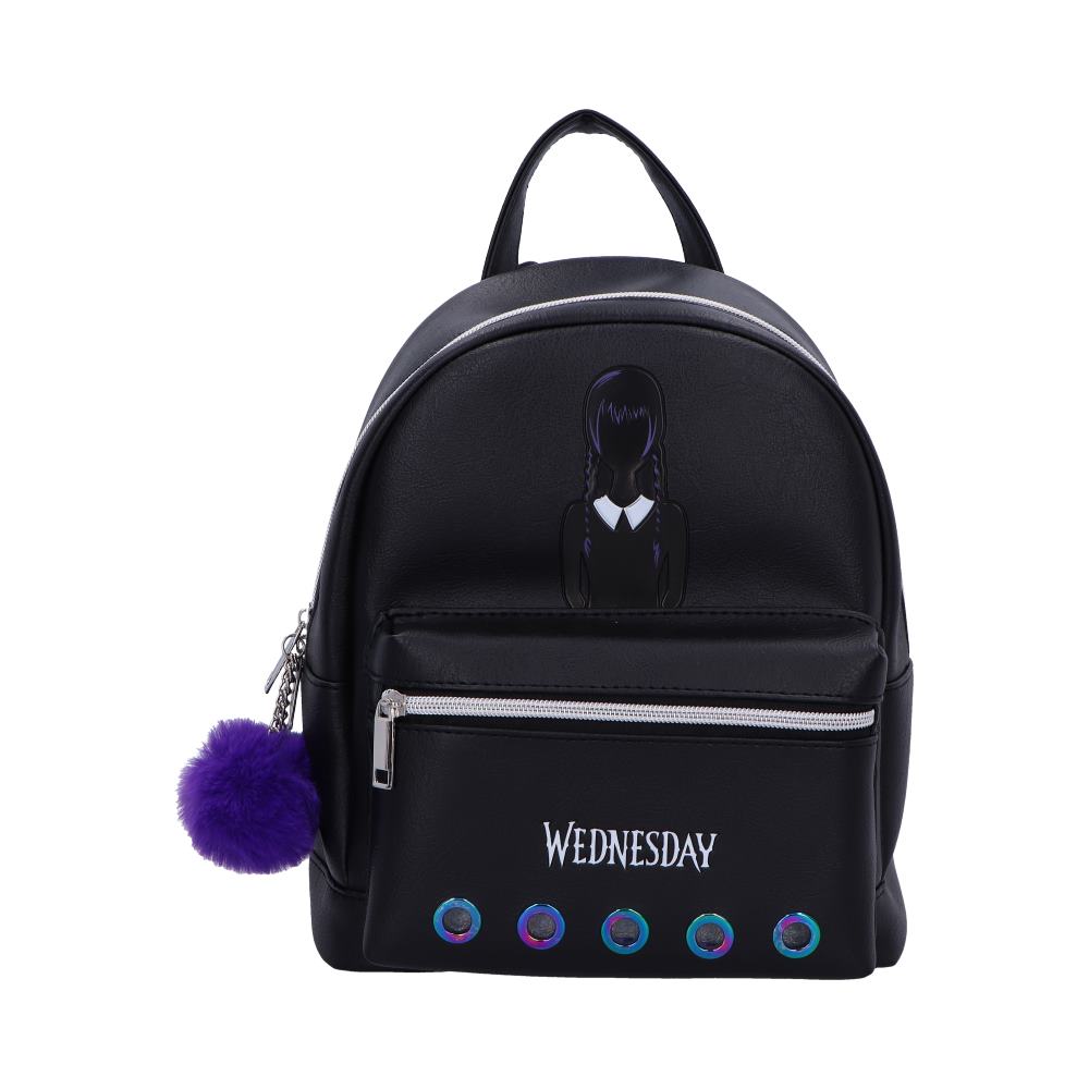 Wednesday Backpack in Black 28cm
