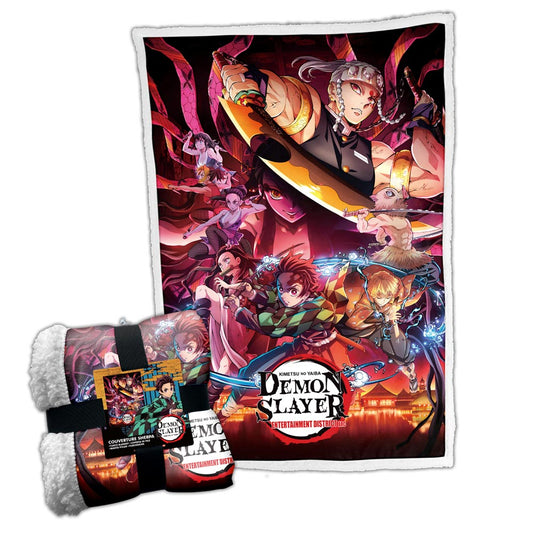 Demon Slayer Entertainment District Arc Fleece Throw Sound Hashira 150cm 1