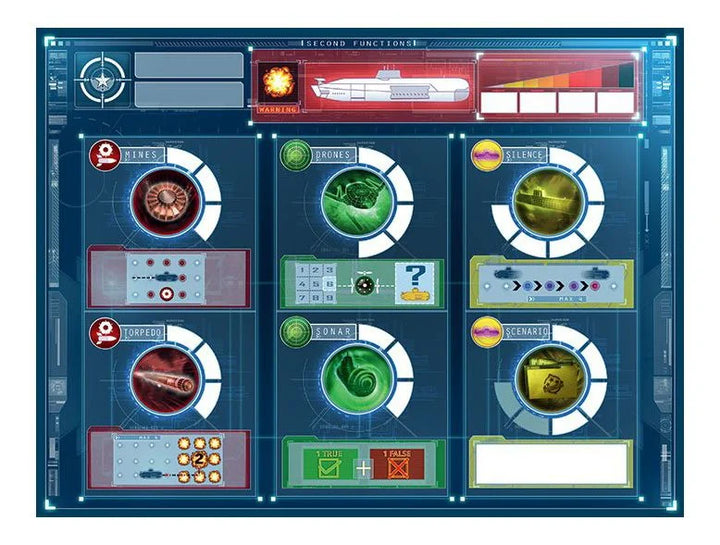 Captain Sonar Board Game Submarine Strategy