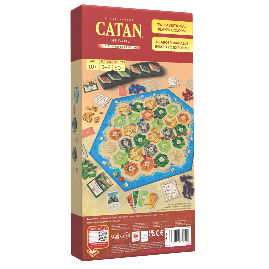 CATAN 6th Edition 5-6 Player Expansion by CATAN Studio