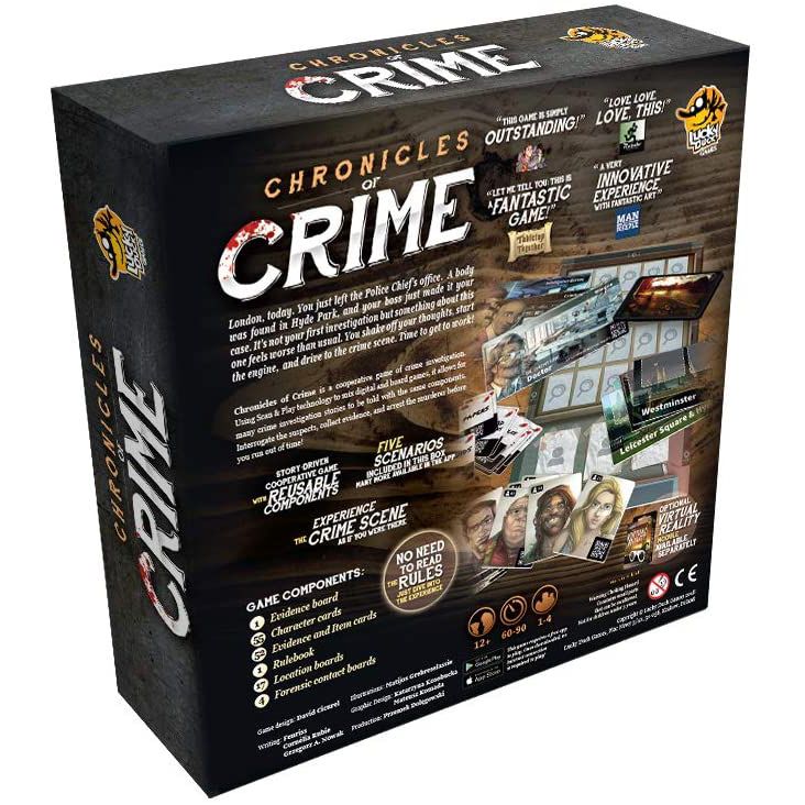 Chronicles of Crime Board Game Murder Mystery Criminal Investigation 8