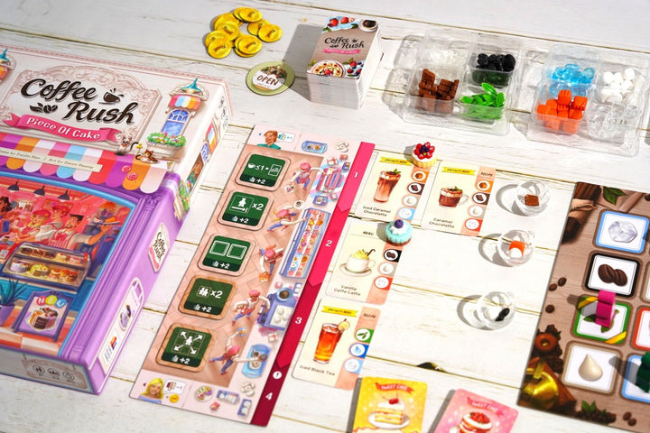 Coffee Rush Piece of Cake Expansion Board Game by Korea Board
