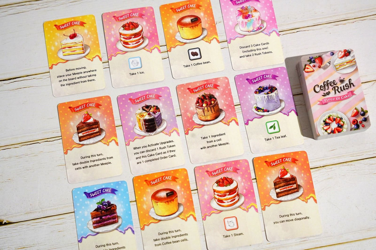Coffee Rush Piece of Cake Board Game Expansion