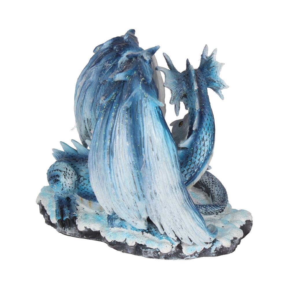 Mothers Love Blue Dragon and White Dragonling Figurine 18cm 5