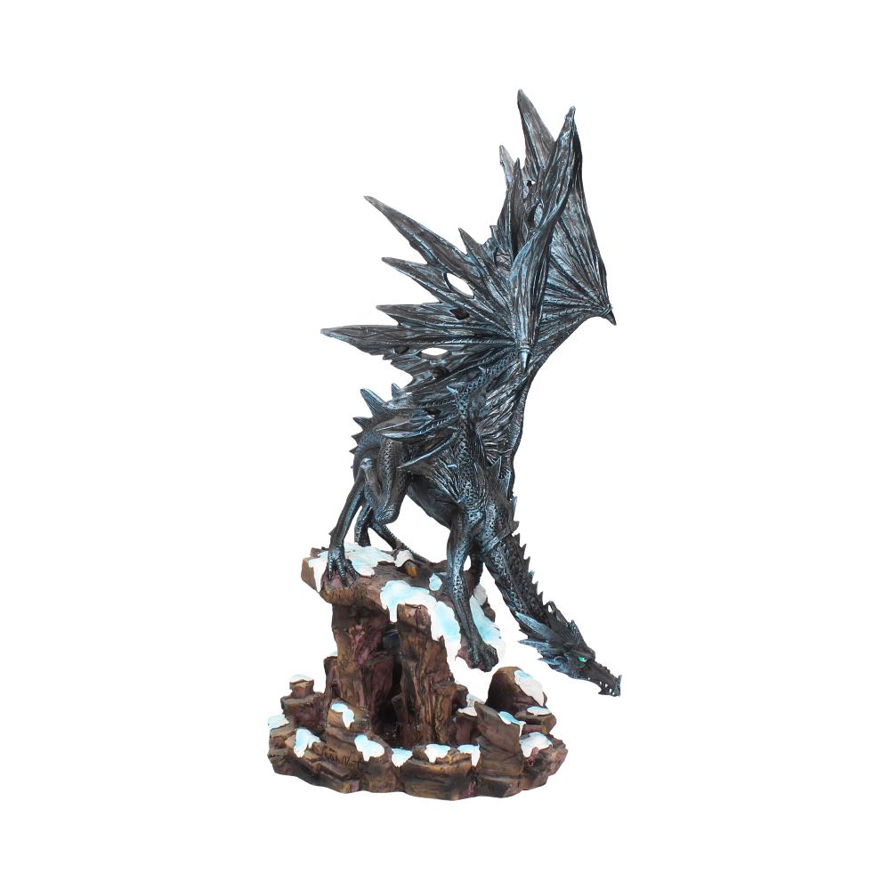 Dragons Wisdom Black Ice 47cm Resin Statue 6