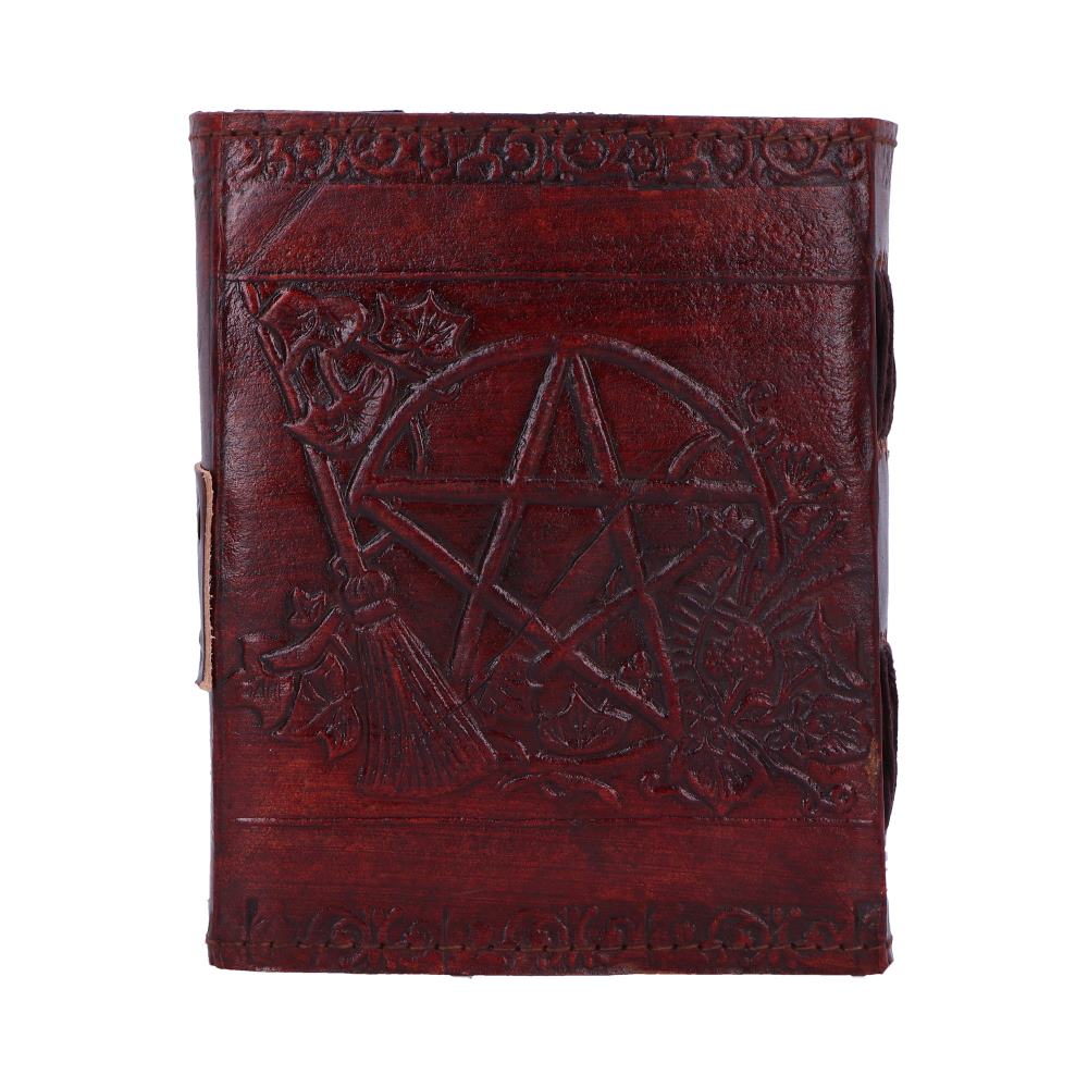 Lockable Pentagram Leather Embossed Journal 3