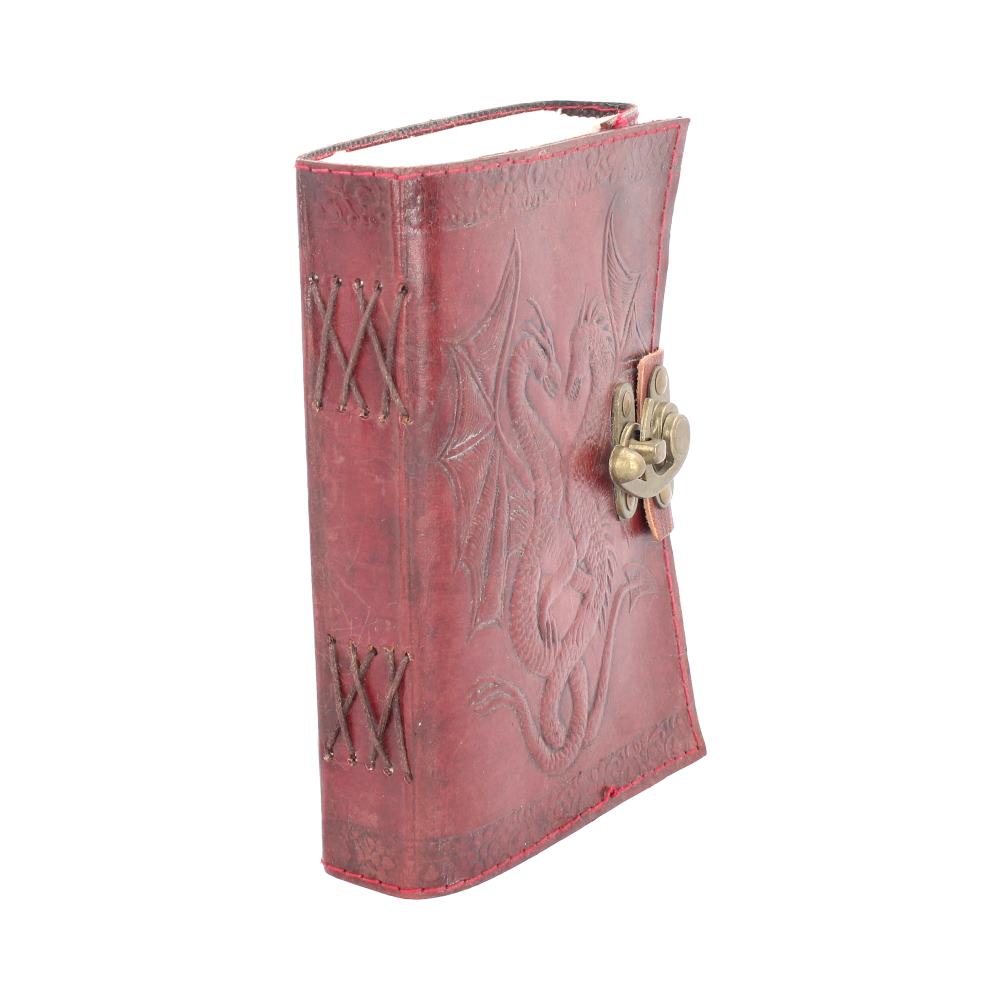 Lockable Double Dragon Leather Embossed Journal 6