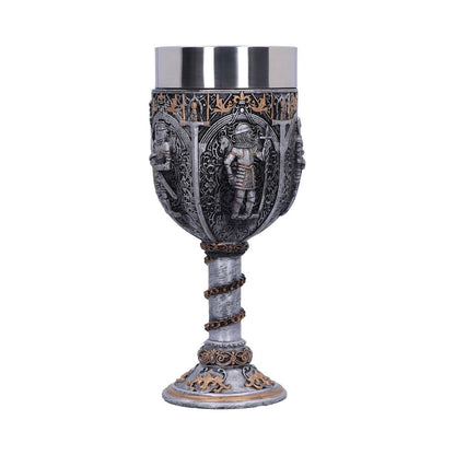 Medieval Knight Chain Wine Goblet 17.5cm Drinking Cup 2