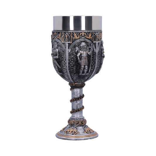 Medieval Knight Chain Wine Goblet 17.5cm Drinking Cup 2