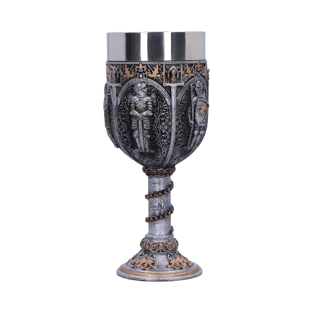 Medieval Knight Chain Wine Goblet 17.5cm Drinking Cup 3