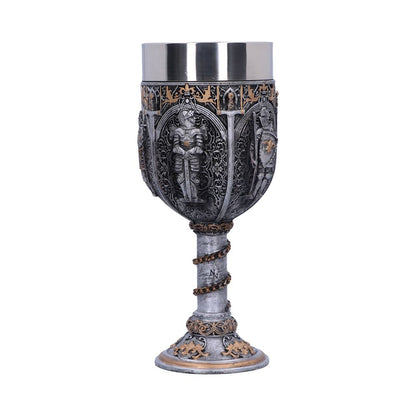Medieval Knight Chain Wine Goblet 17.5cm Drinking Cup 3