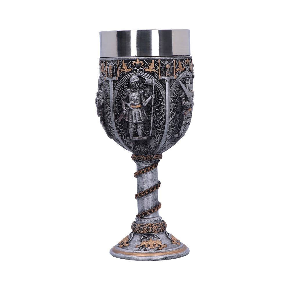 Medieval Knight Chain Wine Goblet 17.5cm Drinking Cup 4