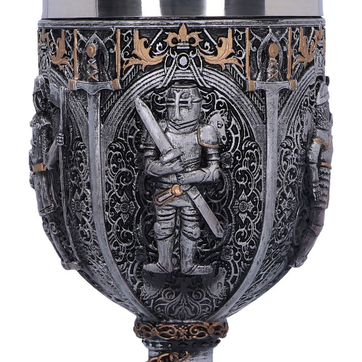 Medieval Knight Chain Wine Goblet 17.5cm Drinking Cup 5