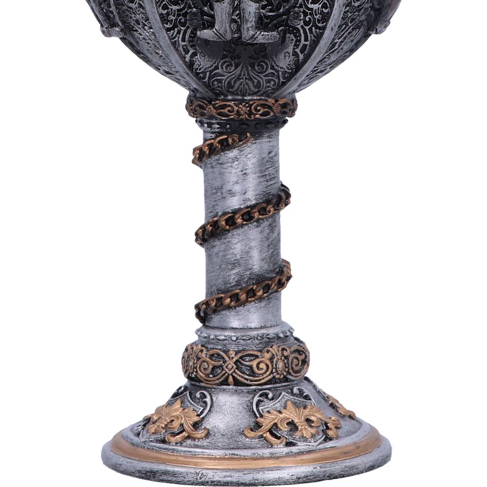 Medieval Knight Chain Wine Goblet 17.5cm Drinking Cup 6