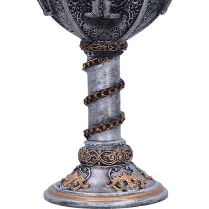 Medieval Knight Chain Wine Goblet 17.5cm Drinking Cup 6