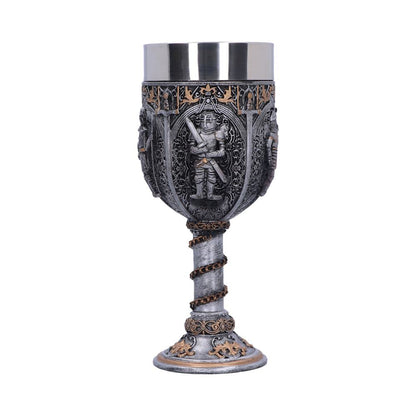 Medieval Knight Chain Wine Goblet 17.5cm Drinking Cup 1