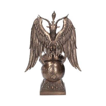 Bronzed Baphomet Occult Sabatic Goat Large Figurine 38cm Bronze Statue 4