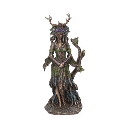 Lady of the Forest Figurine Bronze Celtic Pagan Goddess Flidais Ornament 25cm 1