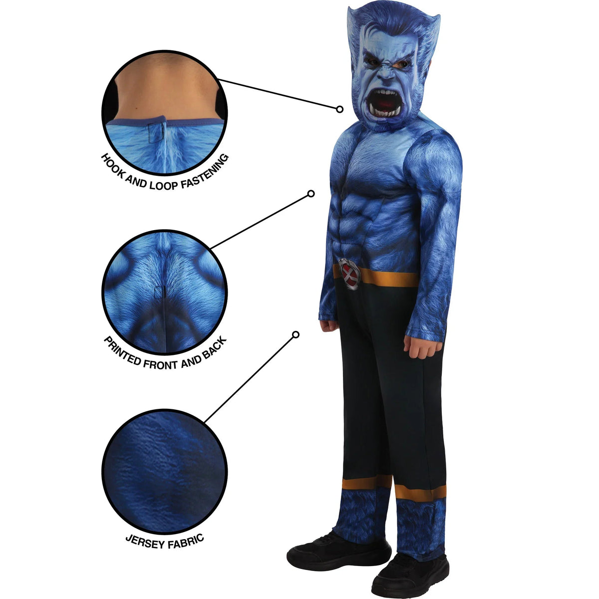 Marvel Avengers Doomsday Beast Deluxe Costume for Kids - Image 4