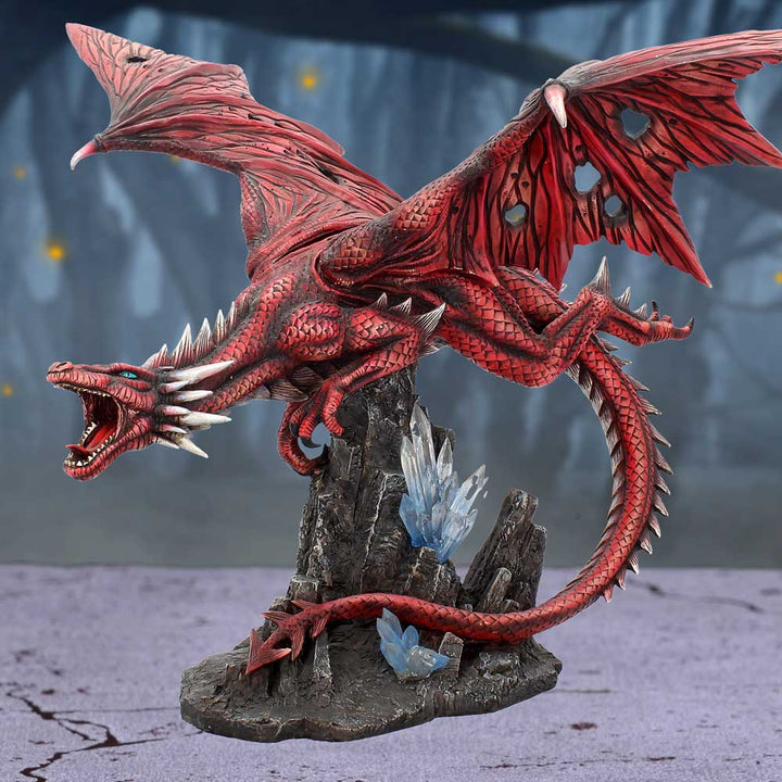 Fraeners Wrath Large Red Dragon Figurine 52cm 7