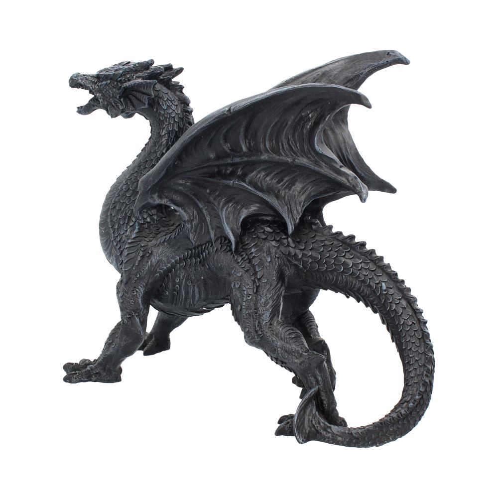 Nemesis Now Obsidian Dragon Watcher 31cm Polyresin Statue 2