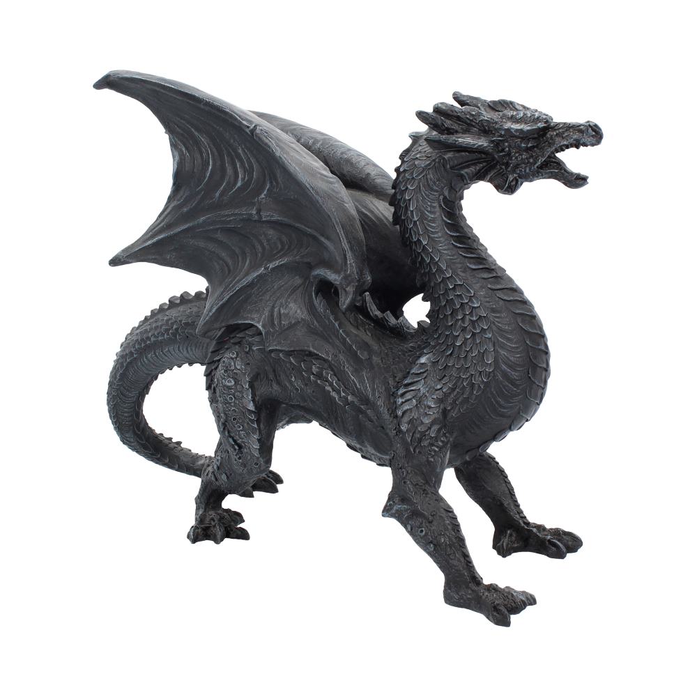 Nemesis Now Obsidian Dragon Watcher 31cm Polyresin Statue 5