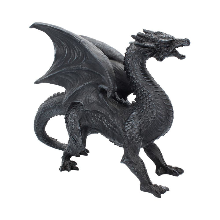 Nemesis Now Obsidian Dragon Watcher 31cm Polyresin Statue 5