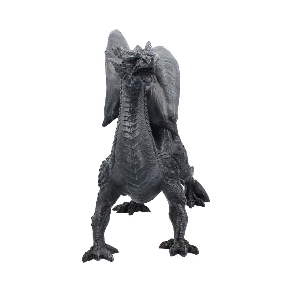 Nemesis Now Obsidian Dragon Watcher 31cm Polyresin Statue 6