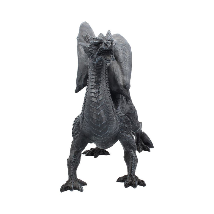 Nemesis Now Obsidian Dragon Watcher 31cm Polyresin Statue 6