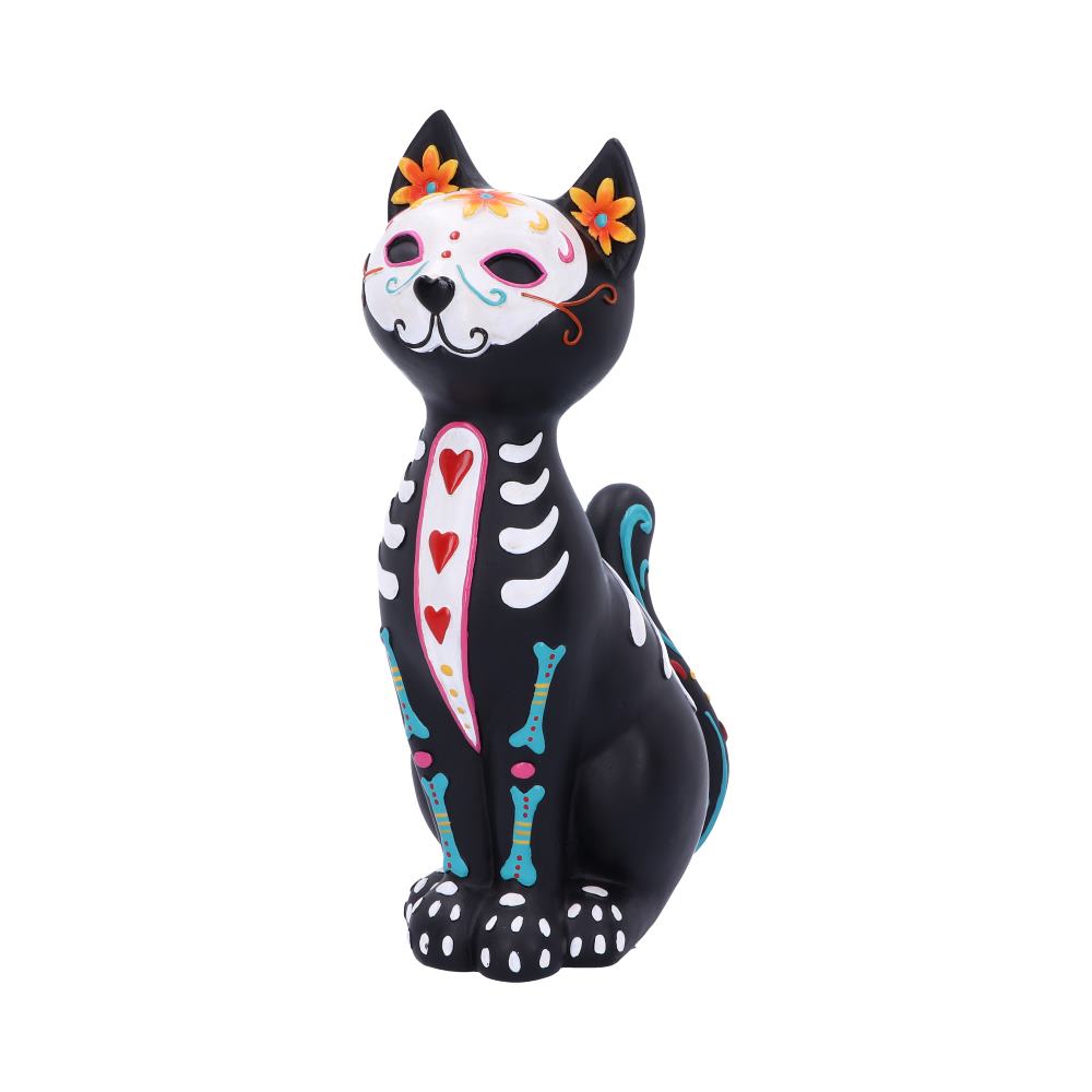 Sugar Puss Figurine Day of the Dead Cat Ornament 26cm 1