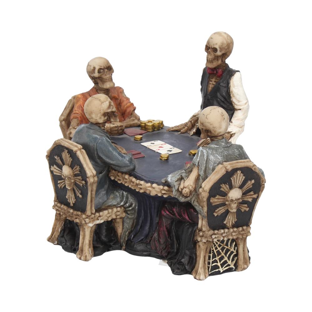 End Game Skeleton Poker 16cm Resin Statue 1